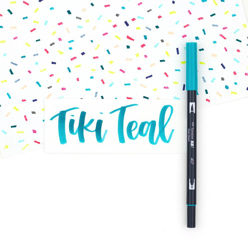 Tombow ABT Dual Brush Marker Pen Set of 10 Bright