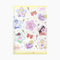 Sailor Moon A4 Clear Folder With Die-Cut Flap - Yellow
